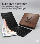 Slim Minimalist Leather RFID Wallet for Men