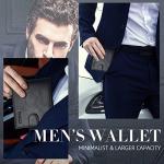 RFID Blocking Leather Wallet for Men - Black