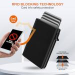 Men's Slim RFID Blocking Wallet with Coin Pocket