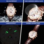 Stylish Waterproof Vintage Men's Chronograph Watch