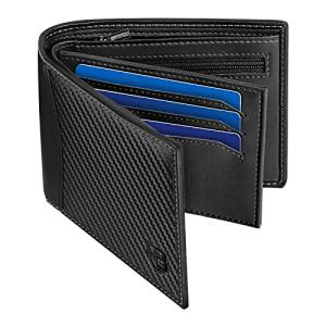 BIAL Men's Slim RFID Leather Wallet With Gift Box