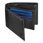 BIAL Men's Slim RFID Leather Wallet With Gift Box