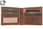 Visconti Men's RFID Small Leather Bifold Wallet