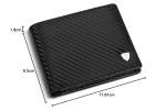Stylish Leather RFID Wallet for Men with Coin Pocket