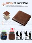 GSG Since 1998 Men's Leather Wallet with Coin Pocket