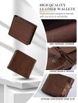 GSG Since 1998 Men's Leather Wallet with Coin Pocket