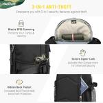 Anti-Theft RFID Sling Backpack for Travel