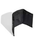 adidas Unisex Black and White Wallet