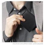 Men's RFID Leather Bifold Wallet - Nappa Black