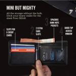 Men's RFID Blocking Carbon Fiber Wallet - Black Tan