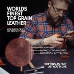 BULL GUARD Men's Genuine Leather Trifold Wallet