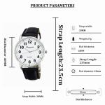Casual Black & White Analog Quartz Wrist Watch