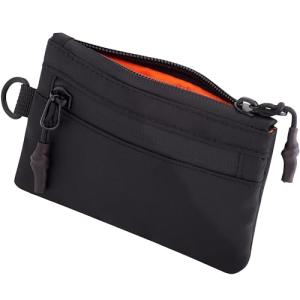 Black RFID Wallet with Coin Pocket - Lightweight Design