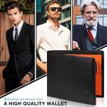 Men's RFID Blocking Leather Wallet - Minimalist Design