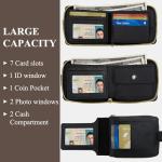 Vintage Leather Wallet for Men with Coin Pocket