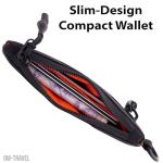 Black RFID Wallet with Coin Pocket - Lightweight Design