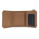 Carhartt Men’s Durable Trifold Wallet - Leather & Canvas