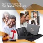 Stylish RFID Blocking Leather Wallet for Men