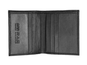 Slim Black RFID Leather Wallet for Men