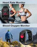Smart Watch with Heart Rate and SpO2 Monitor