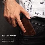 RFID Blocking Slim Leather Credit Card Wallet