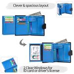 RFID Blocking Leather Wallet with ID Window