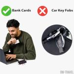 Black RFID Wallet with Coin Pocket - Lightweight Design