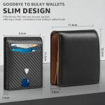 Men's RFID Wallet with Carbon Fiber Design