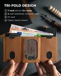 Genuine Leather Slim Wallet with RFID Protection
