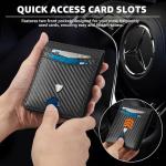 Men's RFID Wallet with Carbon Fiber Design