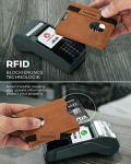 Genuine Leather Slim Wallet with RFID Protection