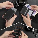 Slim RFID Blocking Wallet for Men - Black