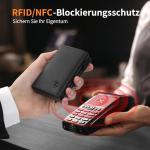 Slim RFID Blocking Wallet for Men - Black