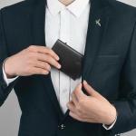 Slim RFID Blocking Wallet for Men - Black