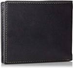 Timberland Men's Black Leather Wallet with Flip Pocket