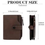 Men's RFID Blocking Bifold Wallet with Coin Pocket