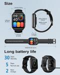 Smart Watch with Heart Rate and SpO2 Monitor