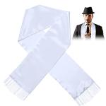 Stylish 1920s White Tassel Scarf for Cosplay