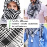 Black and White Shemagh Scarf for Everyone
