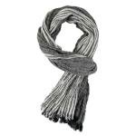 Naoyoshi Striped Cotton Linen Men's Scarf