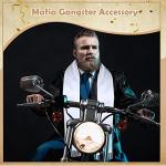 Stylish 1920s White Tassel Scarf for Cosplay