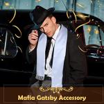 Stylish 1920s White Tassel Scarf for Cosplay