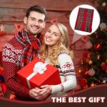 Stylish Red Plaid Scarf for All Seasons