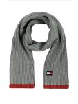Tommy Hilfiger Men's Heather Grey Knit Scarf