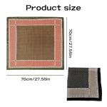 Men's Lightweight Satin Silk-Like Scarf Set