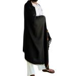 Cozy Black Cashmere Feel Men’s Winter Scarf