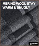 Men’s Merino Wool Winter Scarf - Dark Grey