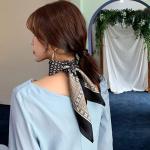 Men's Lightweight Satin Silk-Like Scarf Set