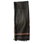 Cozy Black Cashmere Feel Men’s Winter Scarf