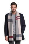 Cozy Cashmere Feel Plaid Wool Scarf